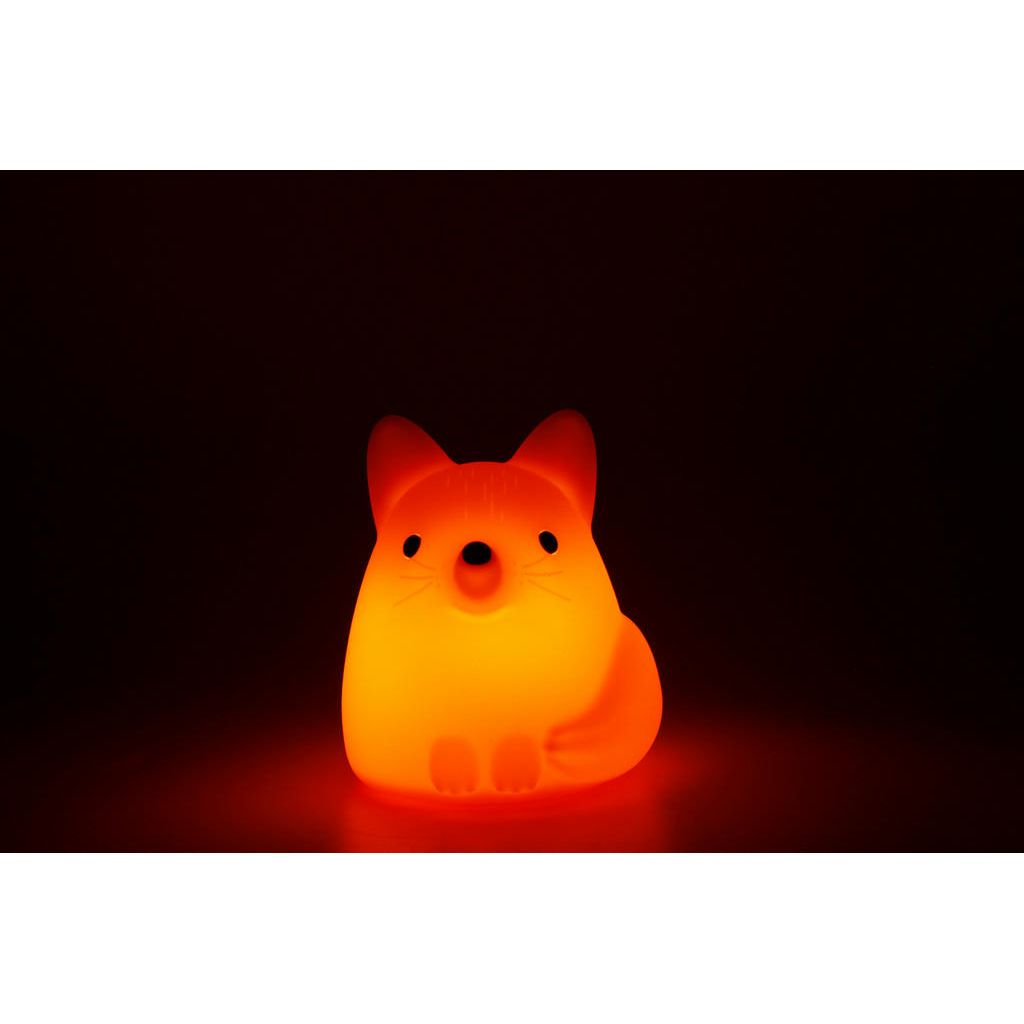 Silikon Nachtlicht Fuchs – warmes LED Licht mit Farbwechsel und Touch Funktion