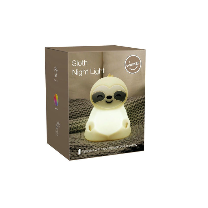 Silikon Nachtlicht Faultier – beruhigende LED Lampe mit Touch Funktion