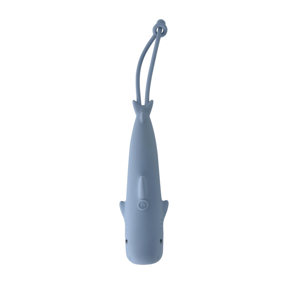 Taschenlampe Hai aus Silikon mit Akku – coole LED Leuchte im maritimen Design