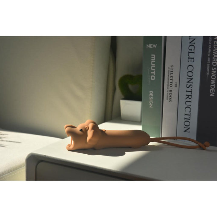 Taschenlampe Löwe aus Silikon mit Akku – kraftvolle LED Leuchte im Tierdesign