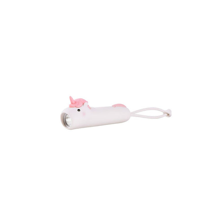 Taschenlampe Einhorn aus Silikon mit Akku – magische LED Leuchte für Kinder und unterwegs