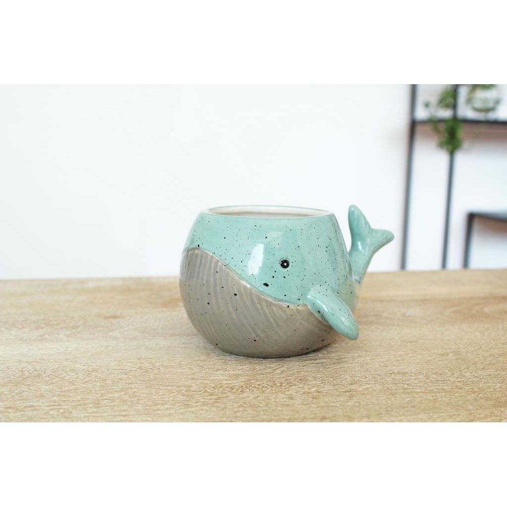 Wal Kaffeebecher – maritimer Keramikbecher in liebevollem Wal Design