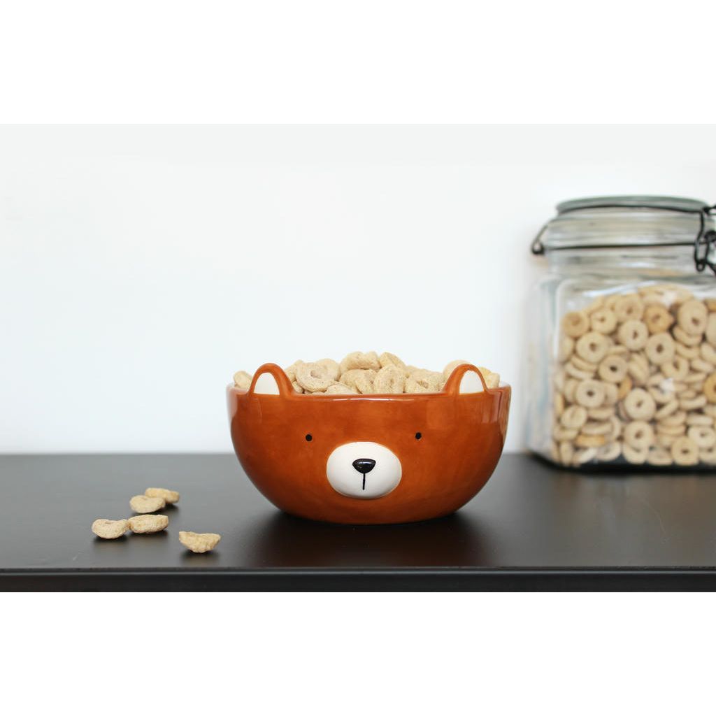 Müslischale Bär – niedliche Keramikschale für Frühstück und Snacks