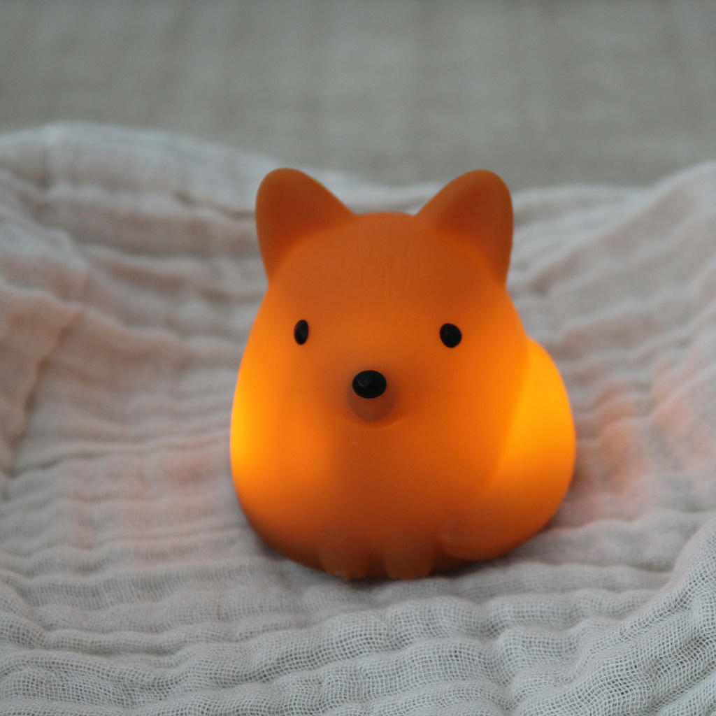 Tiny Nachtlicht Fuchs – niedliches Mini Nachtlicht aus Silikon mit Farbwechsel