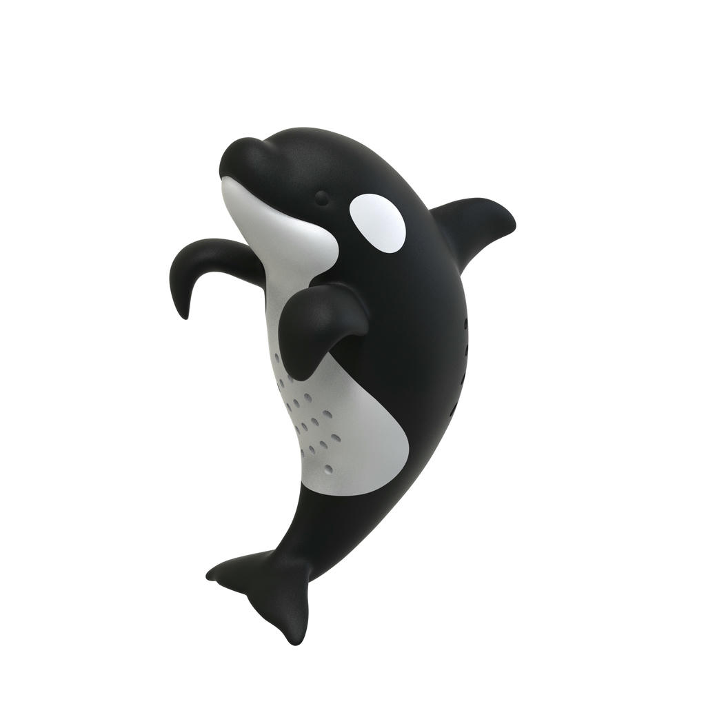 Orca Tee Ei aus Silikon – verspieltes Teesieb für losen Tee mit praktischem Halt