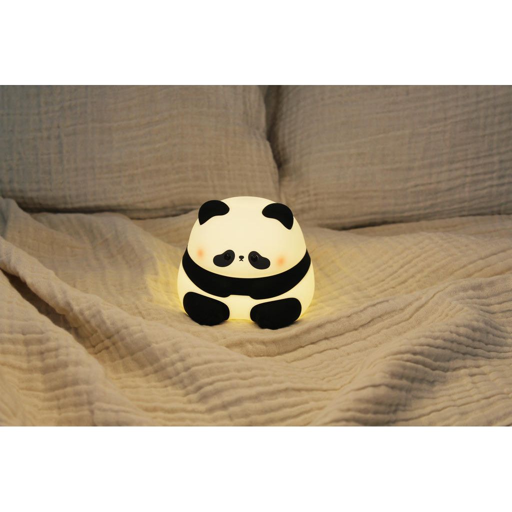 Silikon Nachtlicht Panda Momo – niedliche LED Lampe mit Timer und Farbwechsel