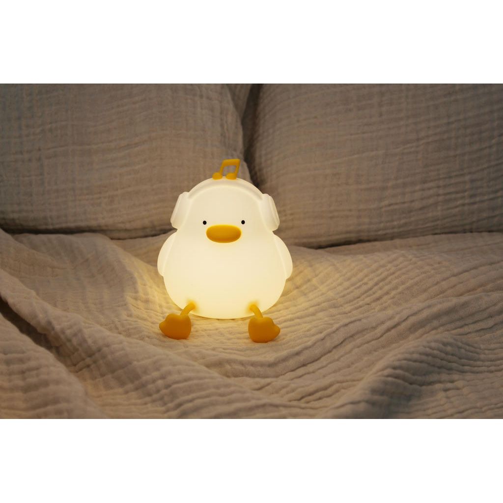 Silikon Nachtlicht Ente Jamie – niedliche LED Nachtlampe mit Timer