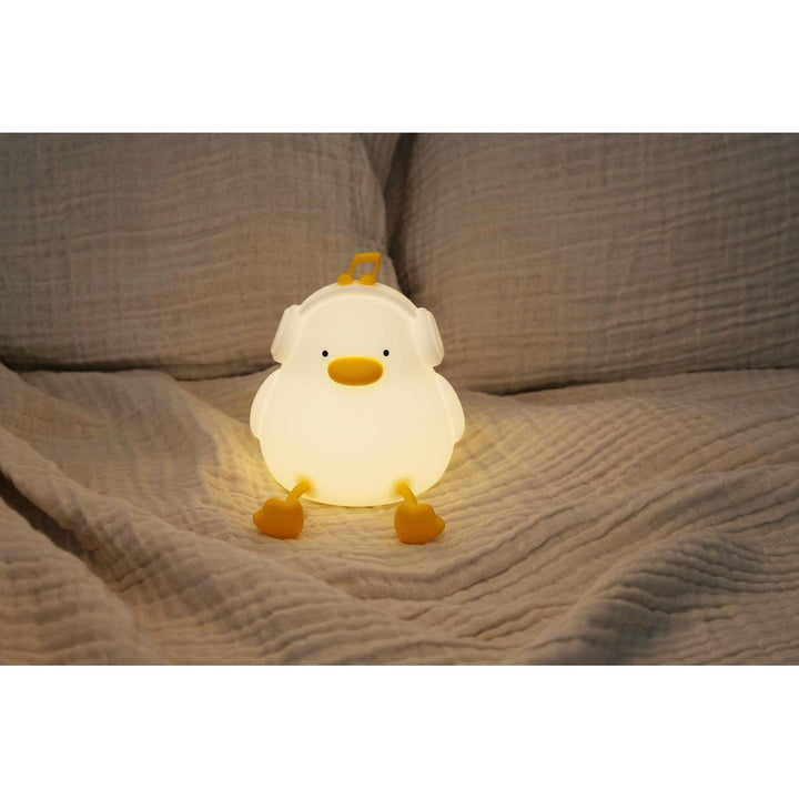 Silikon Nachtlicht Ente Jamie – niedliche LED Nachtlampe mit Timer
