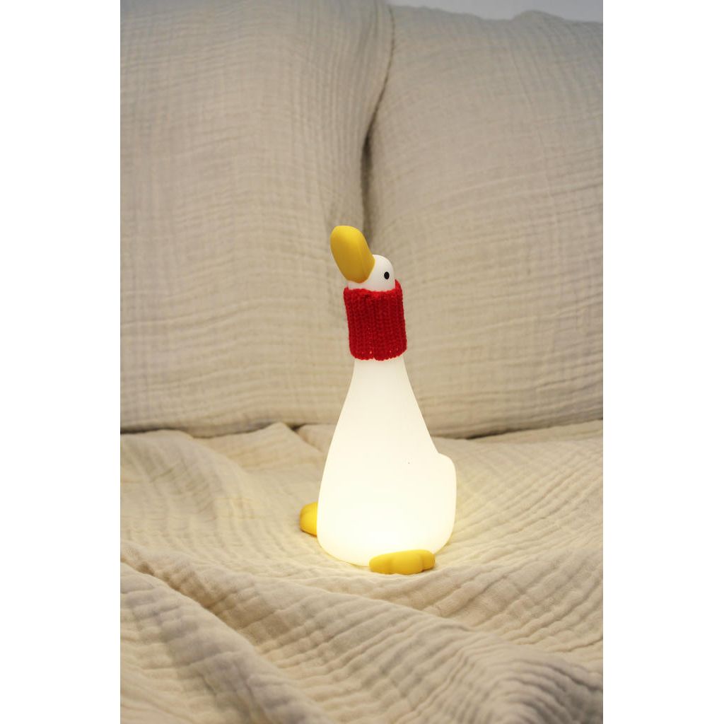Silikon Nachtlicht Gans Snuggle – süße LED Nachtlampe aus Silikon