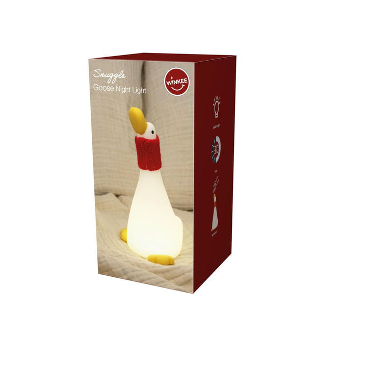 Silikon Nachtlicht Gans Snuggle – süße LED Nachtlampe aus Silikon