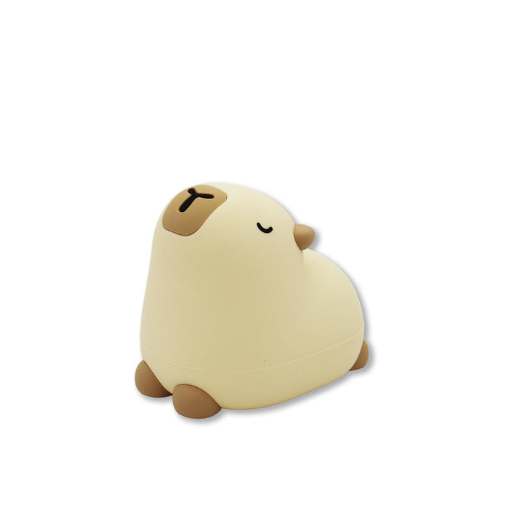 Silikon Nachtlicht Capybara Pebble – niedliche LED Nachtlampe mit Timer