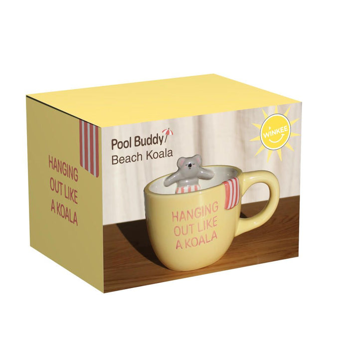 Pool Buddies Kaffeebecher Koala – origineller Keramikbecher mit Figur für entspannte Momente