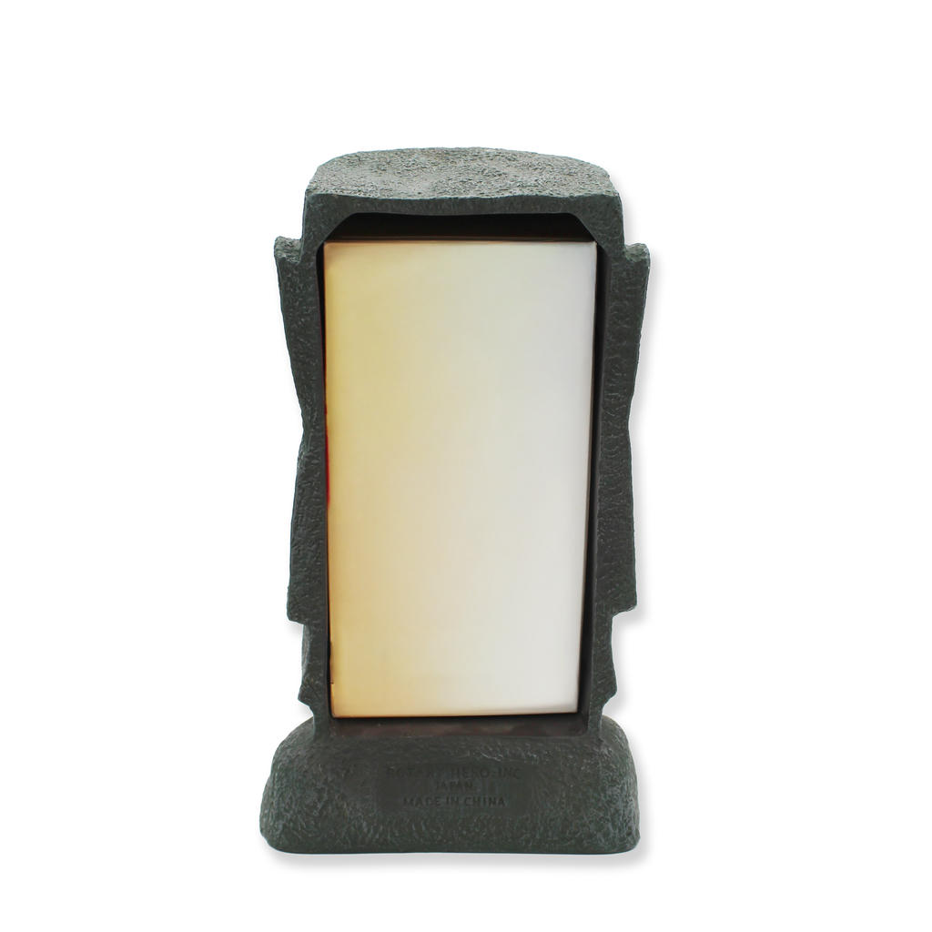 Taschentuchspender Moai dekorativer Tissue Spender im Steinfiguren Design aus Polyresin