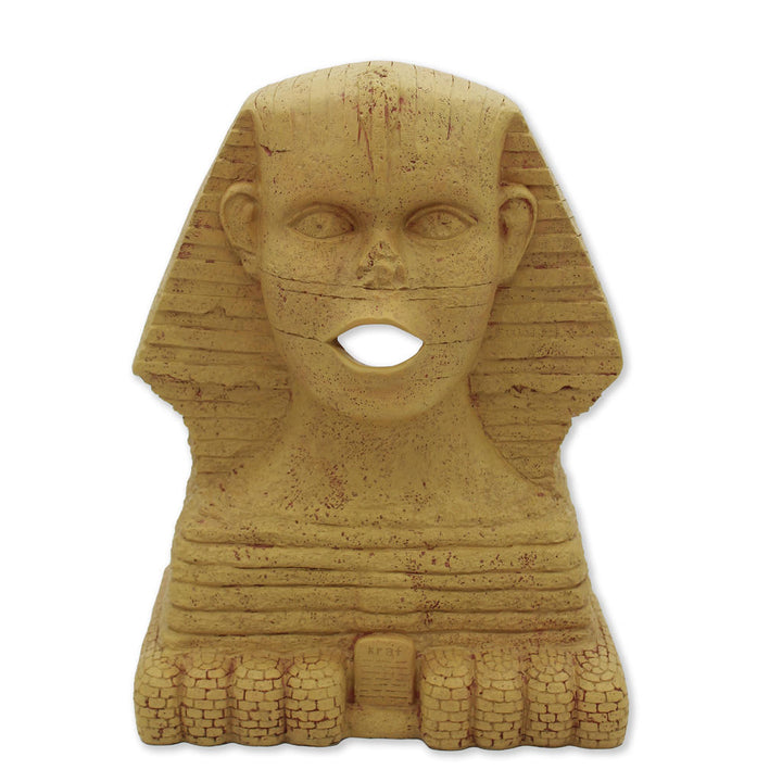 Taschentuchspender Sphinx dekorativer Tissue Spender im ägyptischen Design aus Polyresin