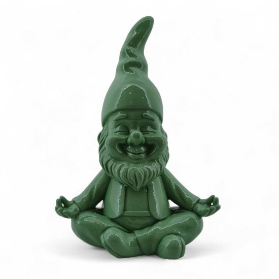 Zwerg Yoga 25 cm – dekorative Gartenfigur aus Kunstharz in 6 Farben