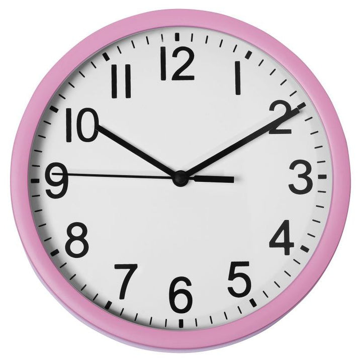 Wanduhr Rosa – kompakte Design Wanduhr in modernem Stil mit klarer Optik