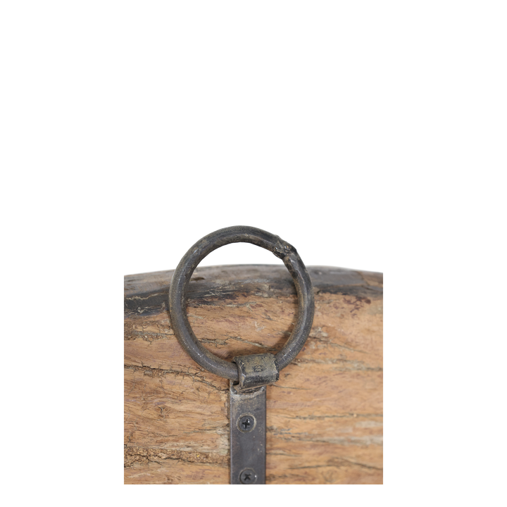 Skandinavischer Spiegel mit Holzrahmen – Luxurelle Nordic Patina