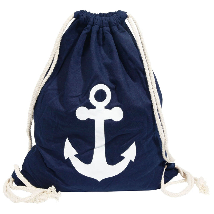 Turnbeutel Anker Classic – maritimer Rucksackbeutel aus Textil in verschiedenen Farben