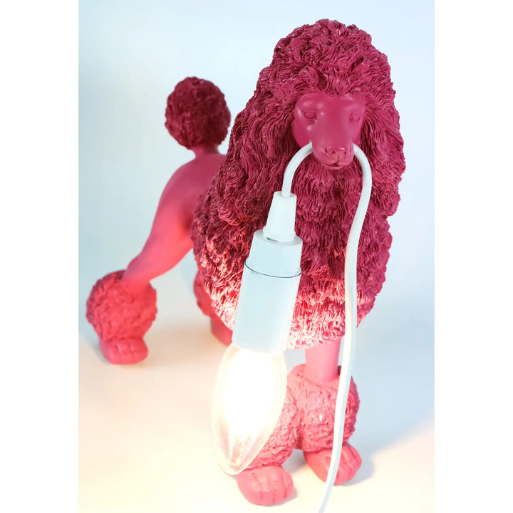 Lampe Poodle Queen – extravagante Design Tischlampe mit Stilfaktor