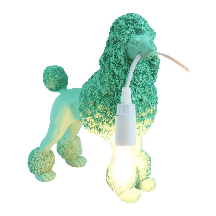Lampe Poodle Queen – extravagante Design Tischlampe mit Stilfaktor