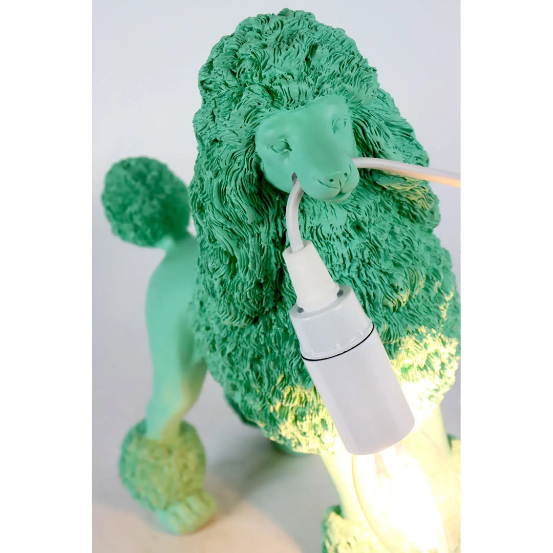Lampe Poodle Queen – extravagante Design Tischlampe mit Stilfaktor