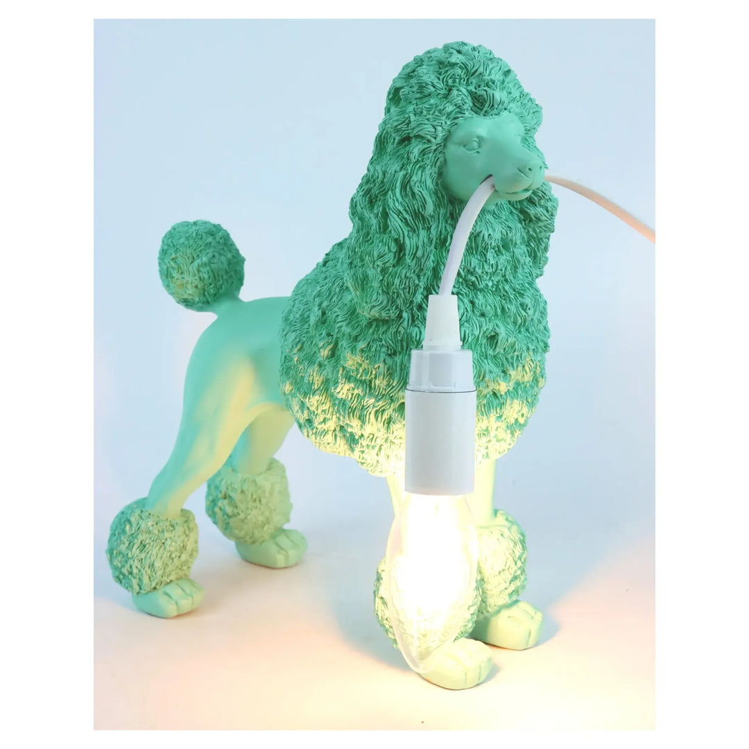Lampe Poodle Queen – extravagante Design Tischlampe mit Stilfaktor