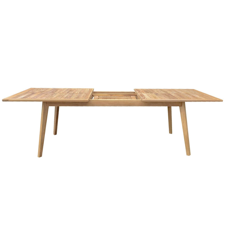 Teaka Natura Ausziehtisch aus Teakholz – 200/260 x 100 cm