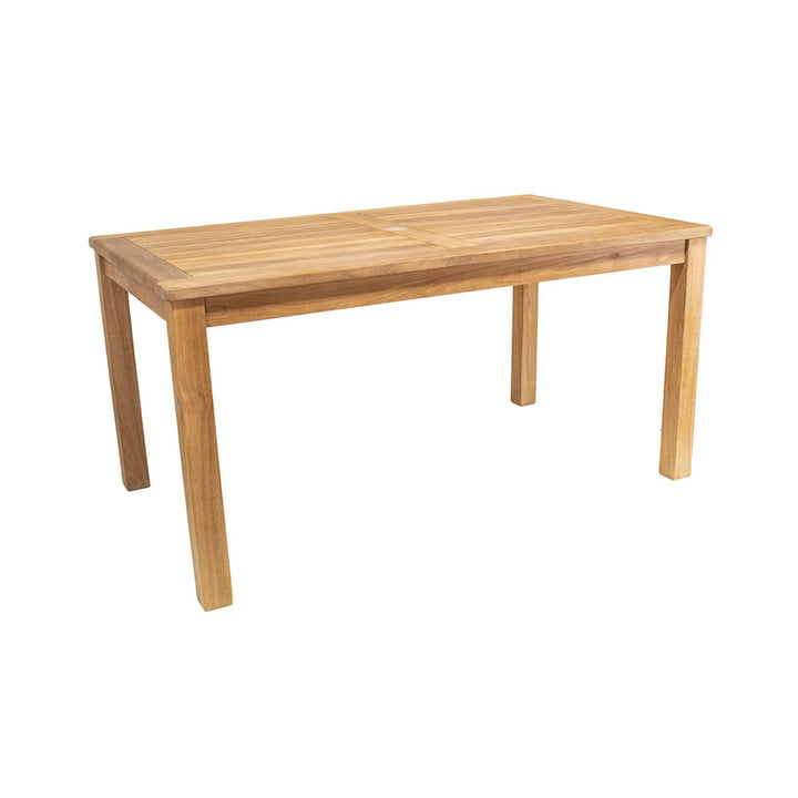 Teaka Natura Gartentisch aus Teakholz – 150 x 90 cm
