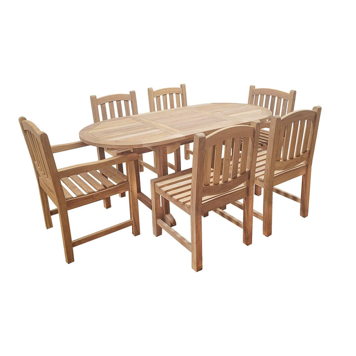 Teaka Natura Teak Sitzgruppe 7-tlg