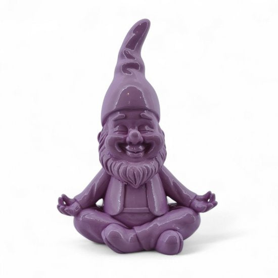 Zwerg Yoga 25 cm – dekorative Gartenfigur aus Kunstharz in 6 Farben