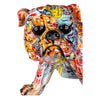 XL Figur, Hund, "Street Art", Bulldogge, Kunstharz