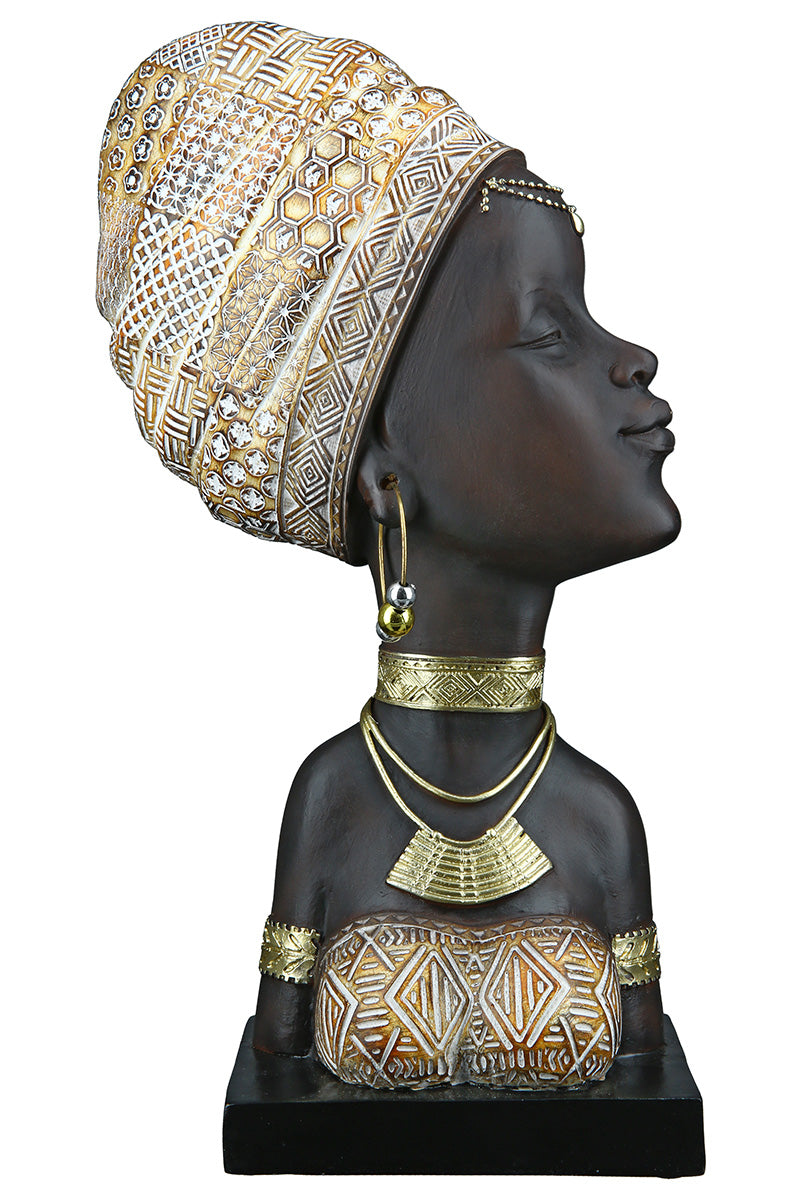 Figur Zola 2er Set – orientalische Damenbüsten mit kunstvollen Details