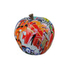 Dekoobjekt, Apfel, "Street Art", Graffitimotiv, Kunstharz 2er Set