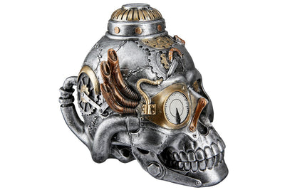 Dekoobjekt, Totenschädel, "Steampunk Skull" 2tlg.