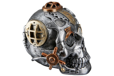 Dekoobjekt, Totenschädel, "Steampunk Skull" 2tlg.