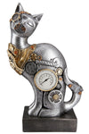 Figur, Katze, "Steampunk Cat", Kunstharz