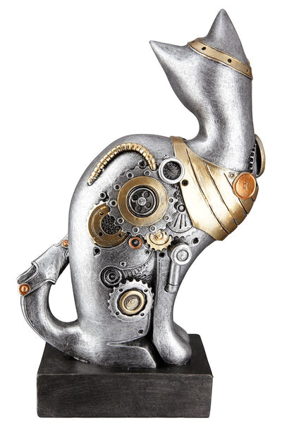 Figur, Katze, "Steampunk Cat", Kunstharz