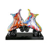 Skulptur, Rollschuhe, "Street Art", Graffiti, Kunstharz