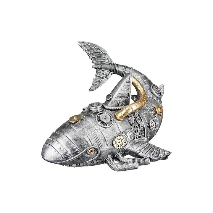 Figur, Hai, "Steampunk shark", Kunstharz