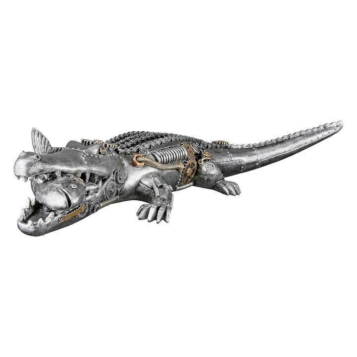 Figur, Krokodil, "Steampunk crocodile"