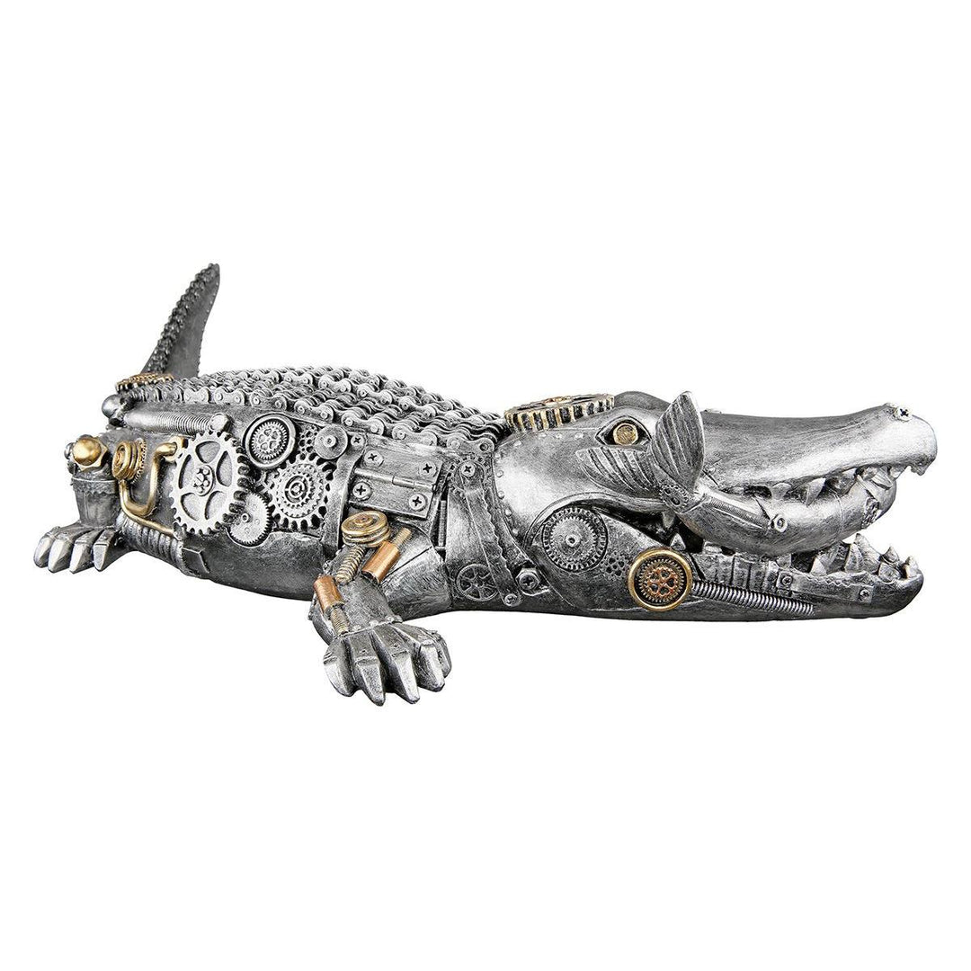 Figur, Krokodil, "Steampunk crocodile"