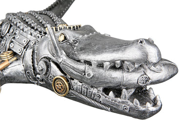 Figur, Krokodil, "Steampunk crocodile"