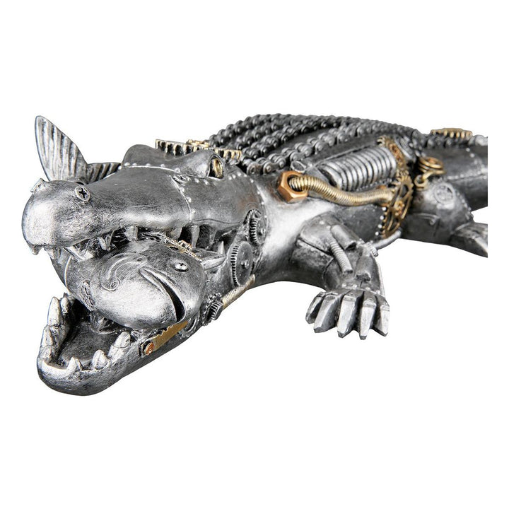 Figur, Krokodil, "Steampunk crocodile"