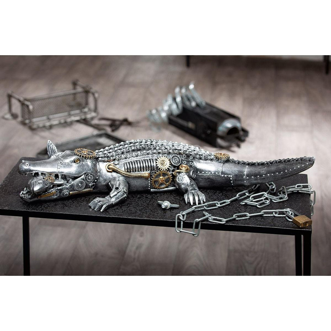 Figur, Krokodil, "Steampunk crocodile"