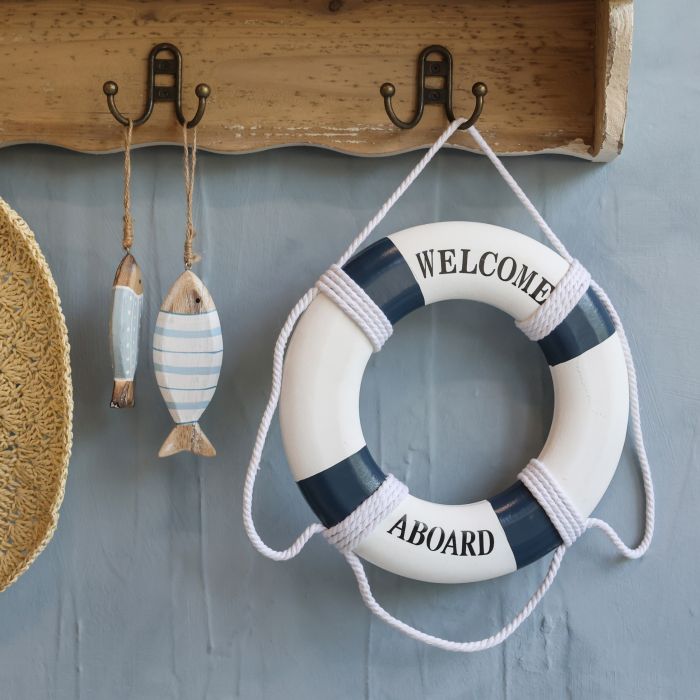 Rettungsring Deko – maritimer Wandring „Welcome Aboard“