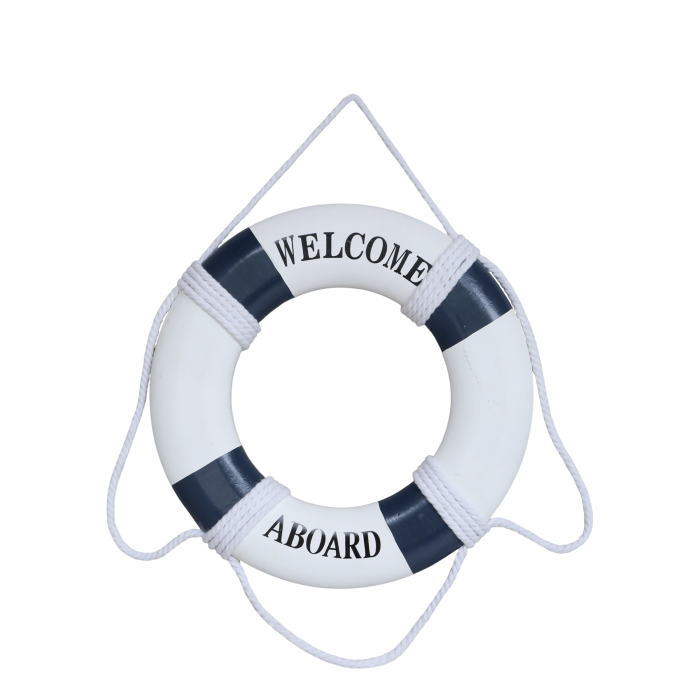 Rettungsring Deko – maritimer Wandring „Welcome Aboard“