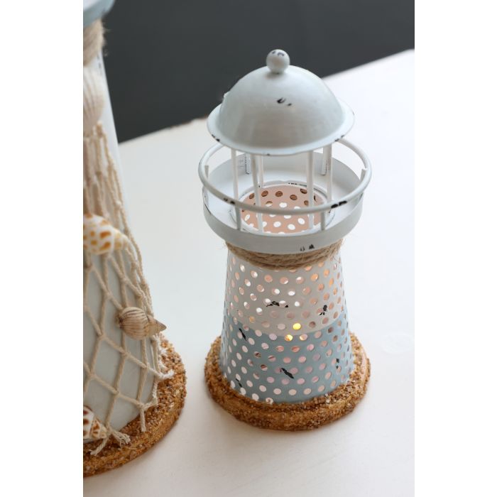 Leuchtturm LED – maritime Mini Dekoleuchte im Ocean Design