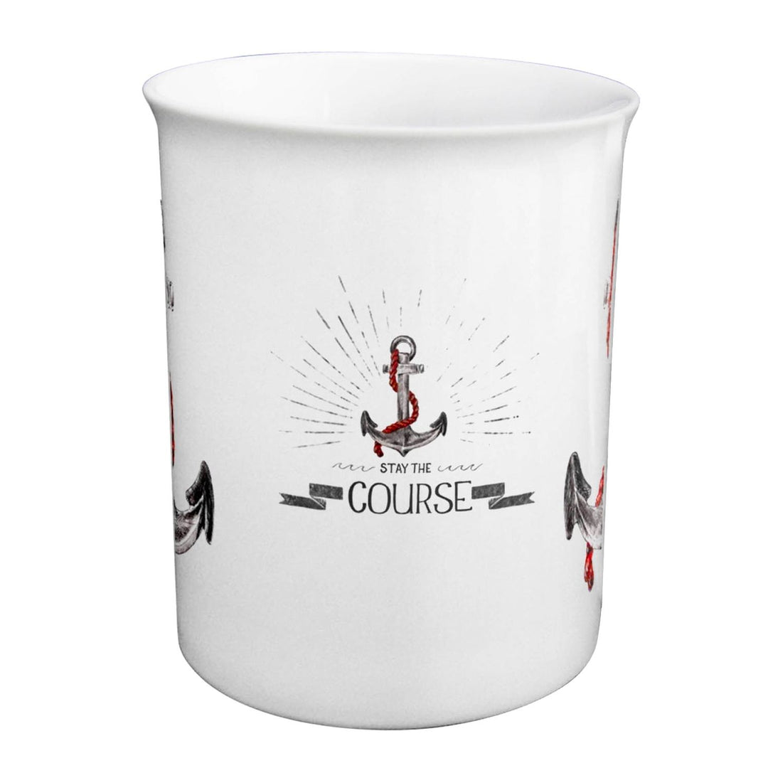 Maritime Tasse Anchor Rope – Porzellantasse mit Anker Motiv
