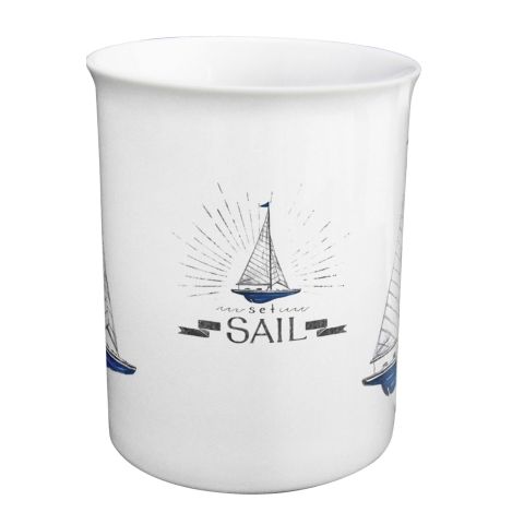 Tasse Segler – maritimer Kaffeebecher aus Porzellan mit Geschenkbox