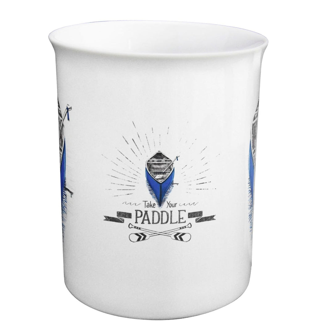Maritime Tasse Paddle Blau – Porzellantasse mit Kanu Motiv